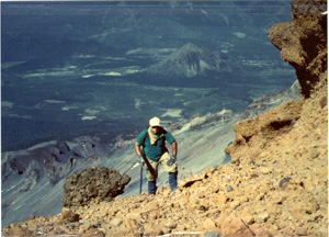 Paul Lucas climbing 14,110’ Mt. Shasta, CA