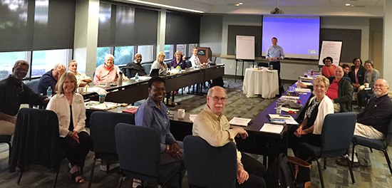 Dinner with LCFCU B.O.D. after strategic planning meeting, September 14, 2019, National Conference Center, Leesburg, Virginia